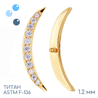 Накрутка-кластер 11K Gold 1.2 мм